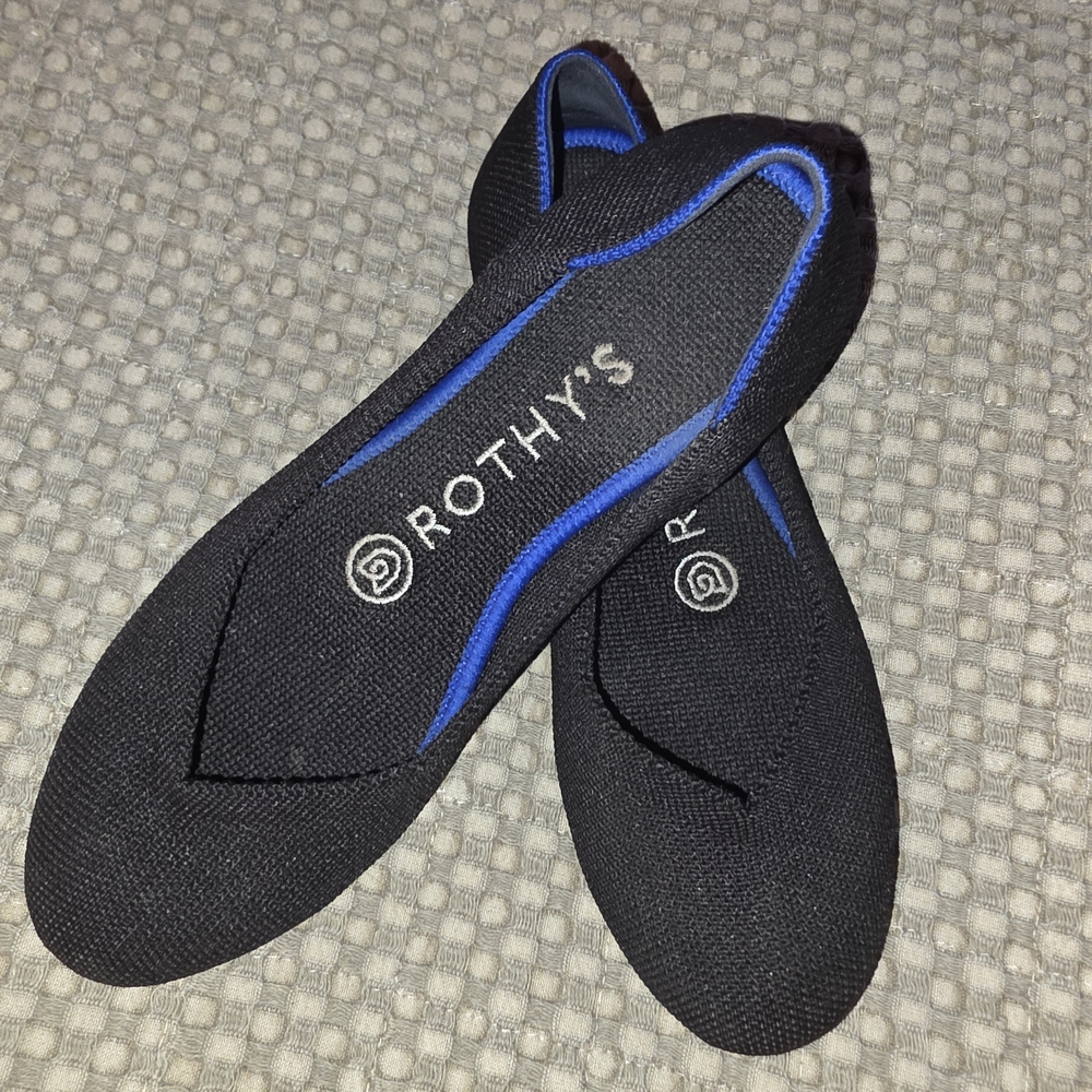 Rothy's Black Ballet Flats Size 5